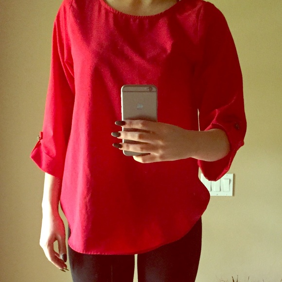 Red dress shirt from Francesca's
