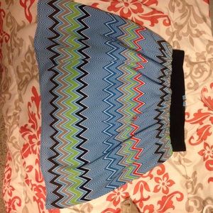 Boutique chevron skirt
