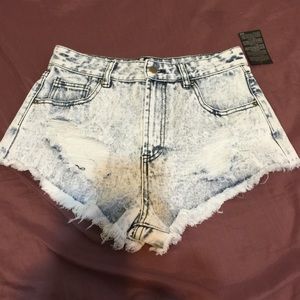 Forever21 faded denim short
