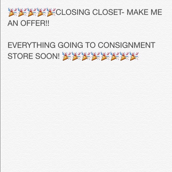 Whole closet closing !! MAKE ME AN OFFER