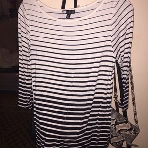 Casual striped top