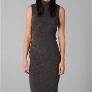 T By Alexander Wang
Gray Twist Mock Neck Dress