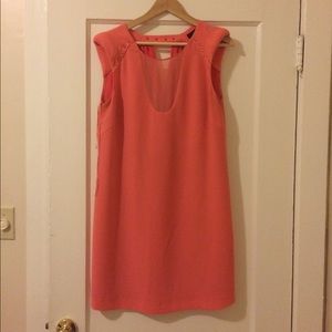 Super cute coral dress from Zara!