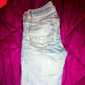 American Eagle Light Wash Jegging