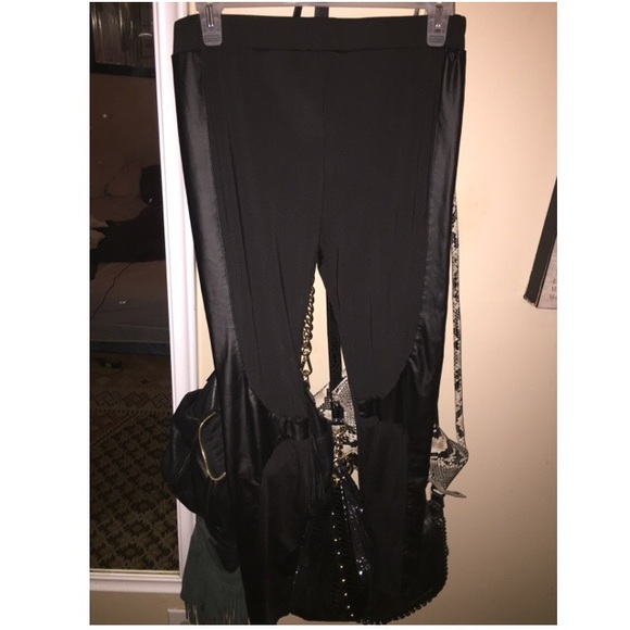 Leather leggings