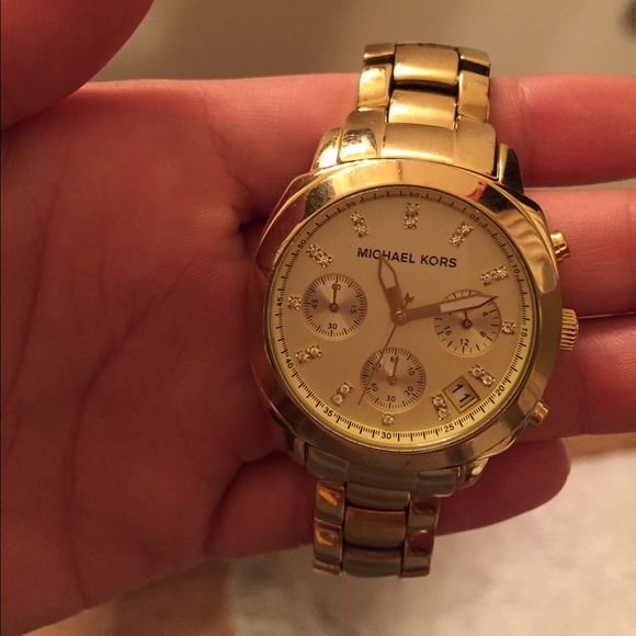 Gold Michael Kors watch