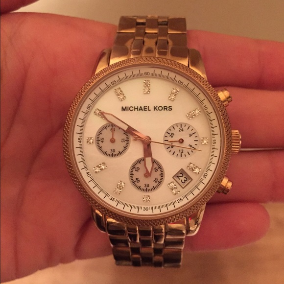 Michael Kors rose gold watch