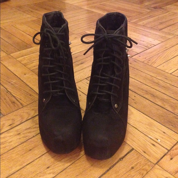 Jeffrey Campbell inspired studded platforms