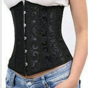 Steel boned corset