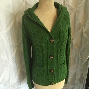 Old Navy Green Cardigan size M-EUC