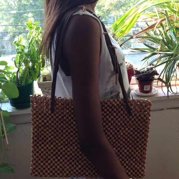 The Sak Elliot Lucca Wood Bead Purse - Picture 3 of 4