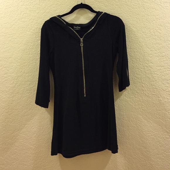 Beach Bunny Hooded Terry Zipper Cover Up