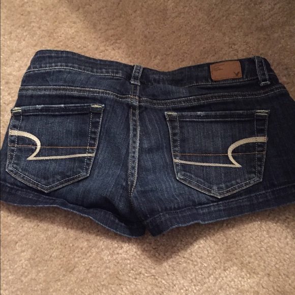 AE dark denim shorts - Picture 2 of 2
