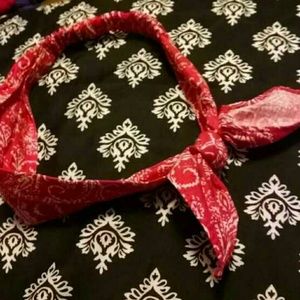 Red headband