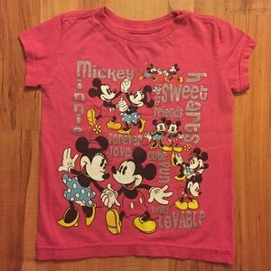 SOLD🐝Disney girls toddler Minnie Mouse shirt. XXS