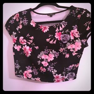 Floral Express crop top