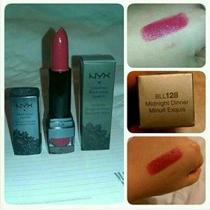 BNIB NYX Black Label Lipstick in Midnight Dinner