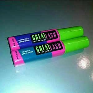 Two Maybelline Great Lash Mascaras in LE Colors