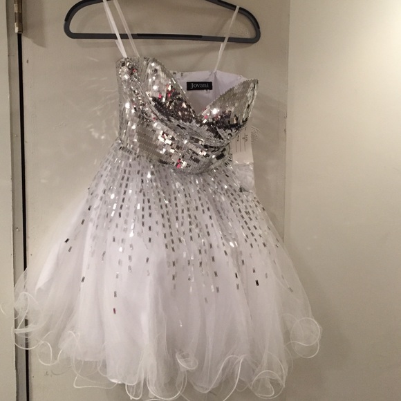 Authentic jovani white dress