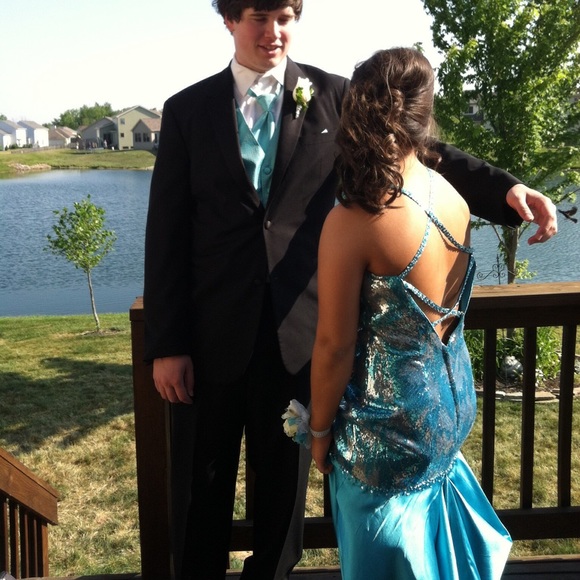 Sequin prom dress