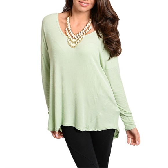 Tops - 💓Last One Left💓 SALE! Green Long Sleeve Top