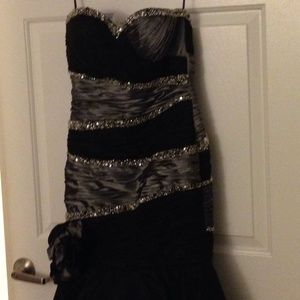 Stunning jewel trimmed gown