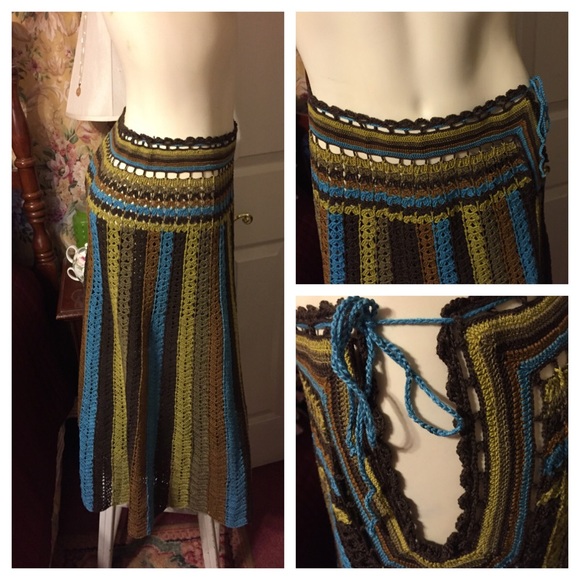 James Coviello for Anna Sui Dresses & Skirts - 🎉HP🎉 James Coviello for AnnaSui Crochet Skirt