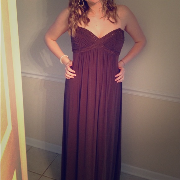 BCBG floor gown