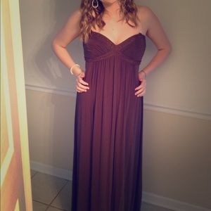 BCBG floor gown