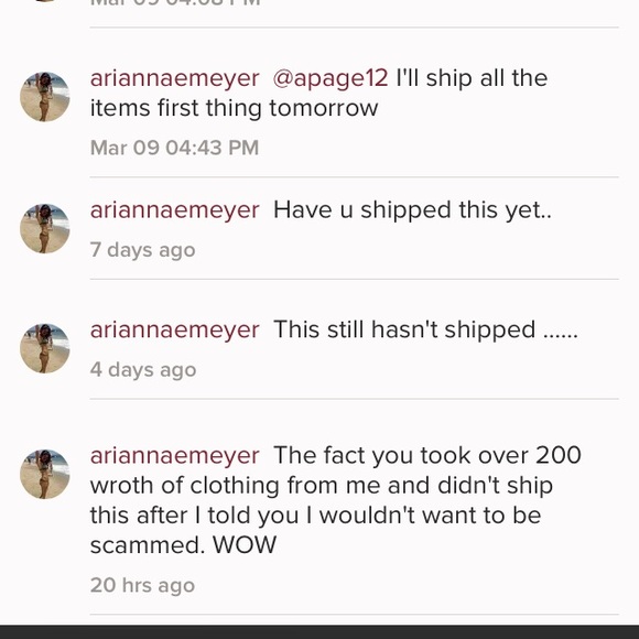 SCAMMER ALERT⛔️⛔️ @apage12 - Picture 2 of 3