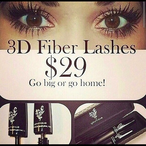 NWT Younique Moodstruck 3D Fiber Lashes Black