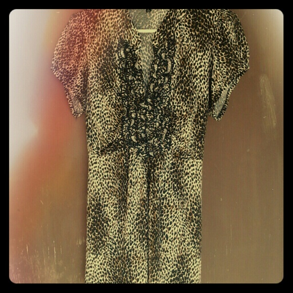 Leopard print top