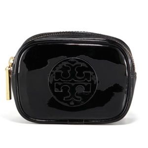 Tory burch patent leather cosmetic case