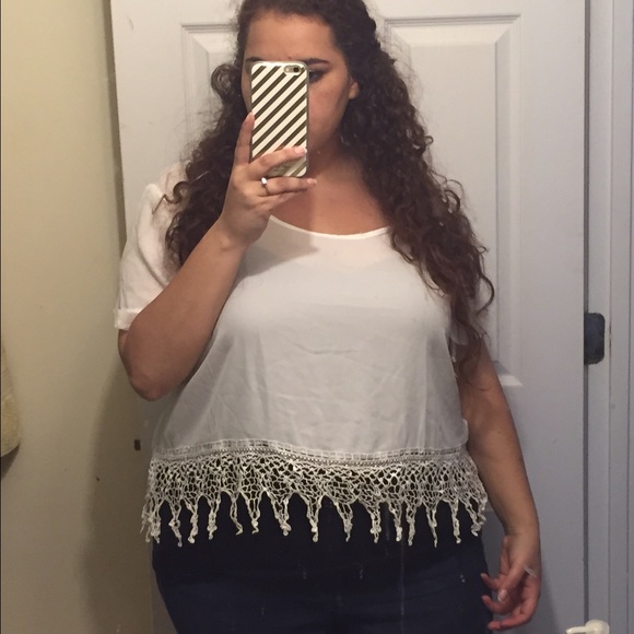 wet seal plus crop top