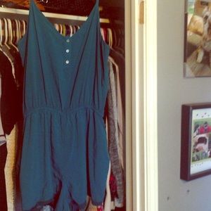 turquoise blue romper👗💙