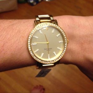 Brand New Kate Spade New York 38mm Pave Gold Watch