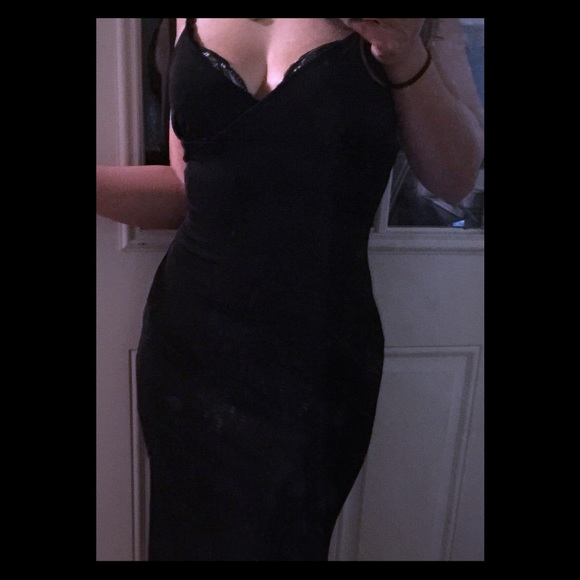 Sexy black dress