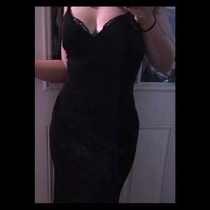 Sexy black dress
