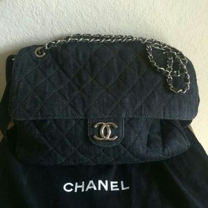 Denim chanel bag