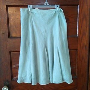 NWT Calvin Klein silk tulip skirt 6