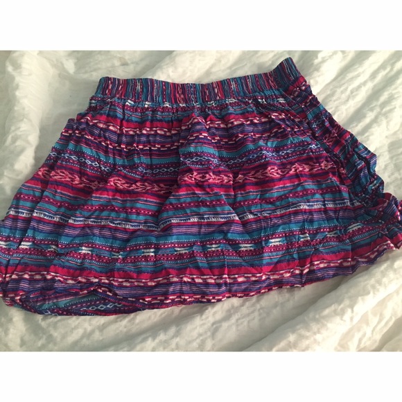 colorful Aztec skirt