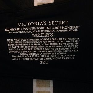 Plunge Bombshell bra Victoria's Secret 32C