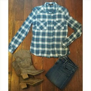 Plaid Button Down
