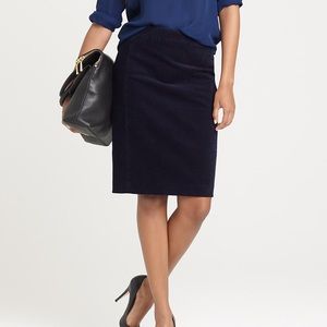 Like new NAVY NO. 2 PENCIL SKIRT IN CORDUROY