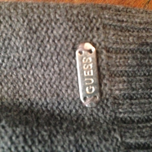 GUESS LA oversized grey knit sweater top Xs - Picture 2 of 4