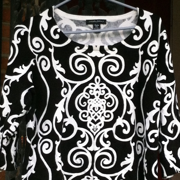 Elegantly Casual Spring Sweater 3/4 Sleeves PXL - Picture 2 of 4