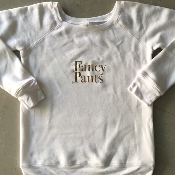 Fancy pants gold sweatshirt