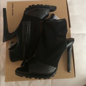 zara mesh booties