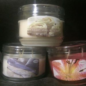 3 candles they smell amazing