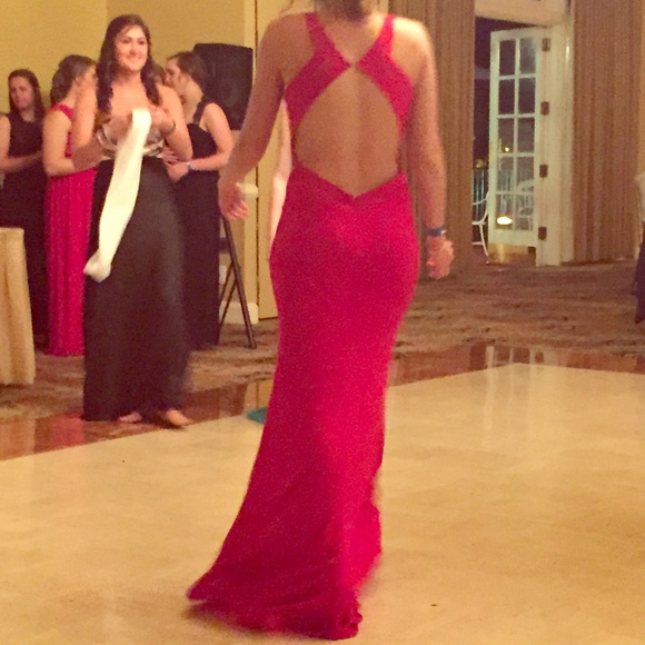 Gorgeous red La Femme dress!